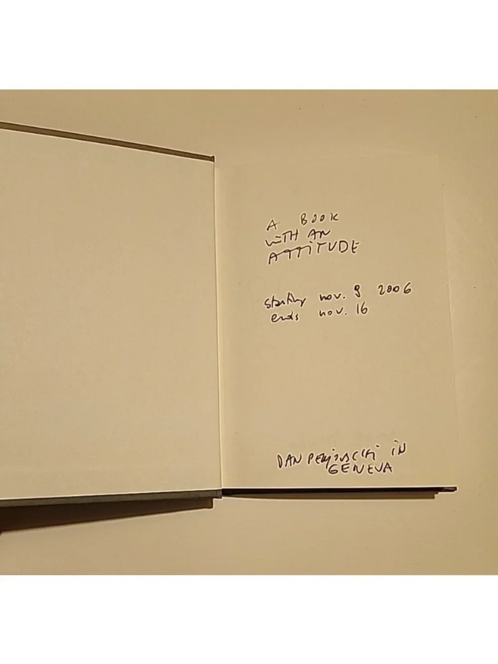 Dan Perjovschi A Book with an Attitude Art Book Politician Geneva 2007